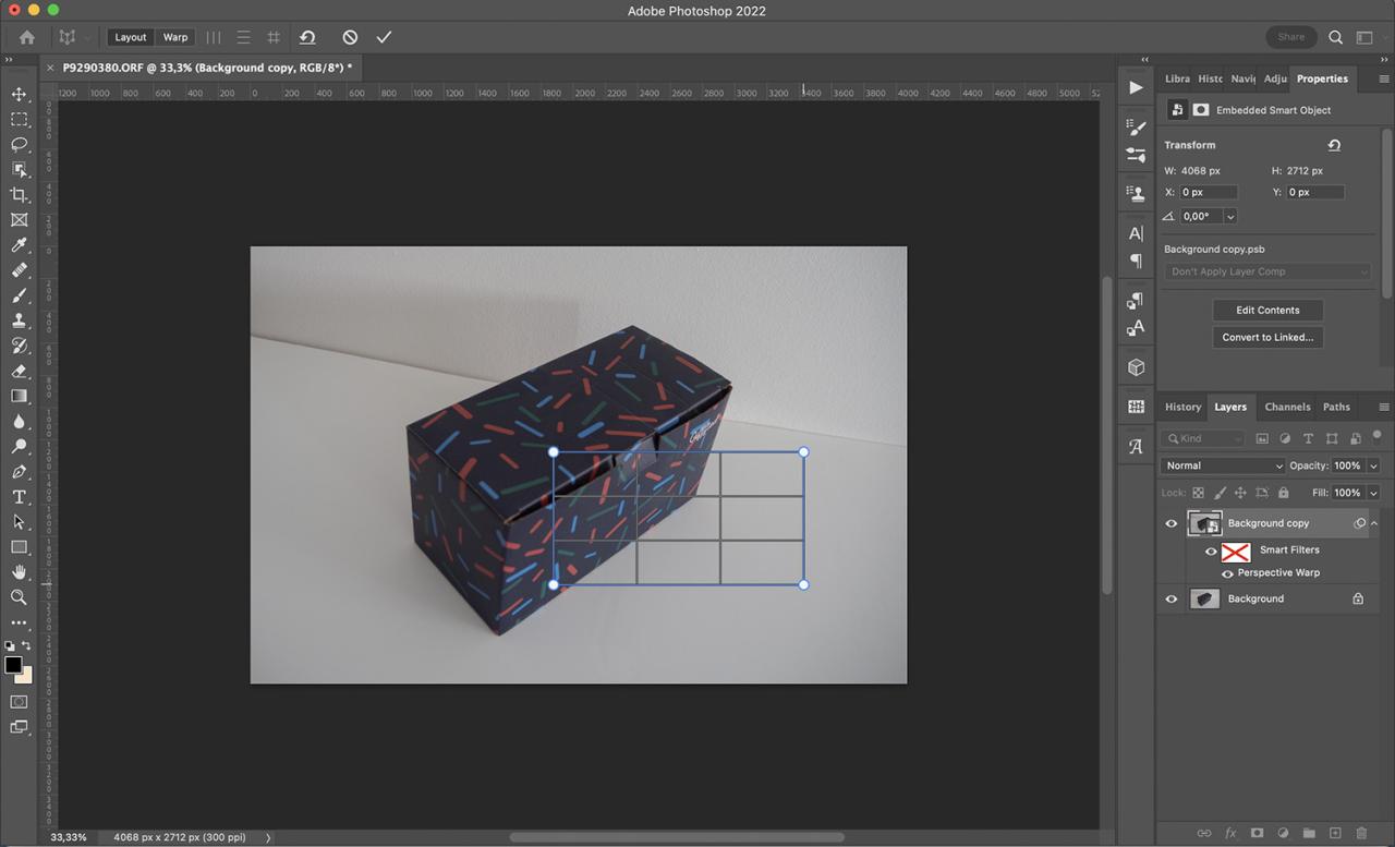 A guide to the Photoshop perspective warp tool