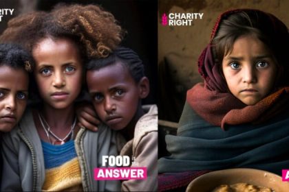 AI images used on a Charity advert