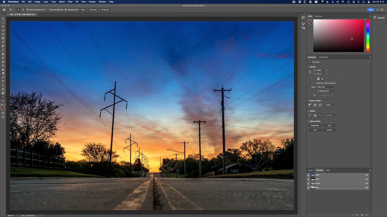 Best photo-editing software. Photoshop.